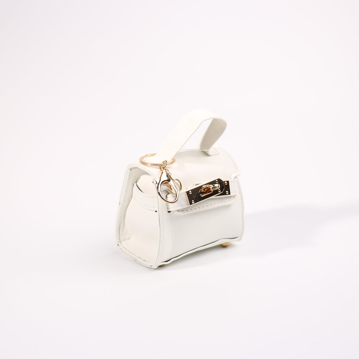 Fashion Medium Keychain / Bag Charm #SMBAGGB01-WH - White (PC)