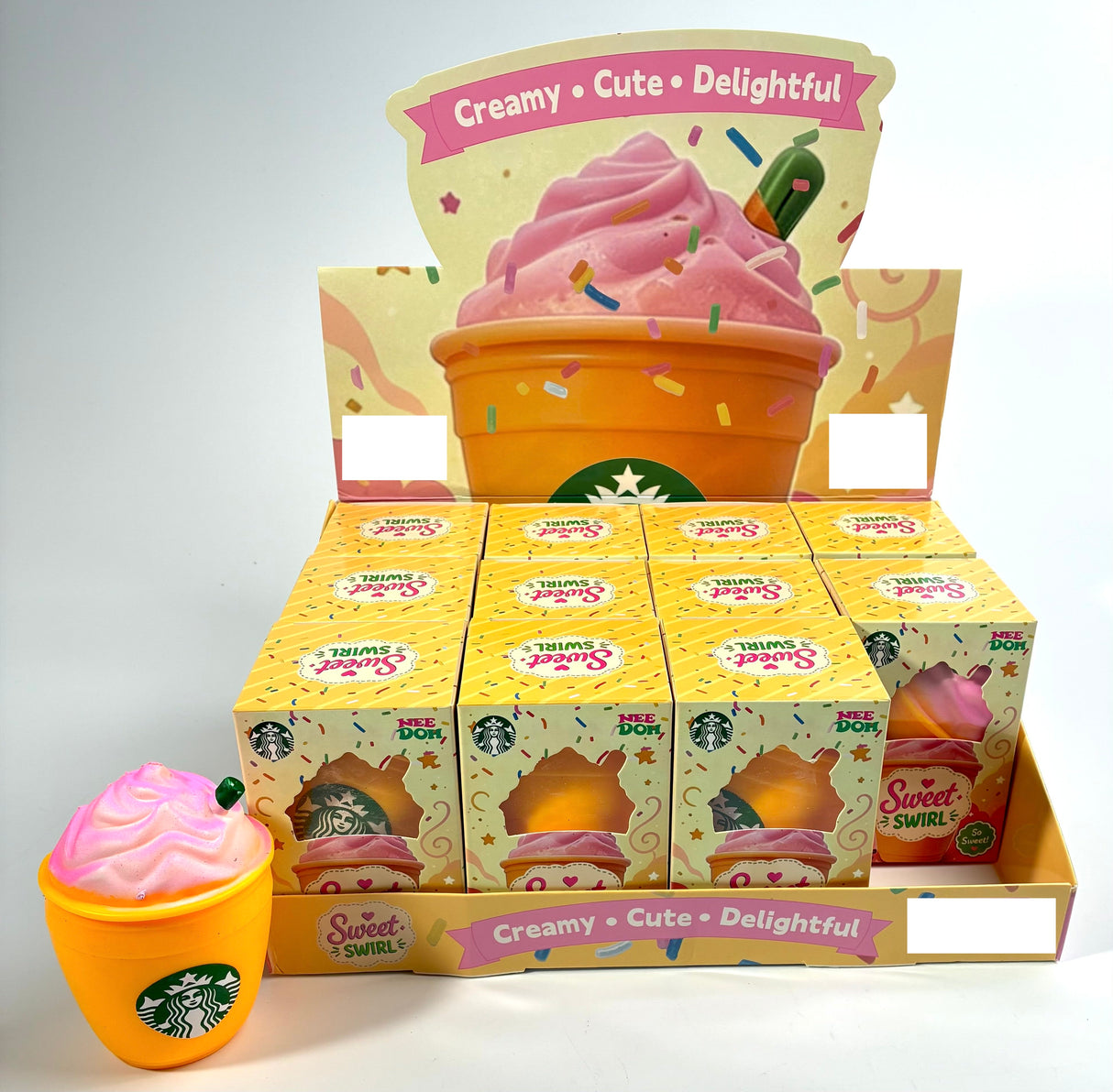 Medium Coffee Cream Squish #SQSB-001 (12PC)