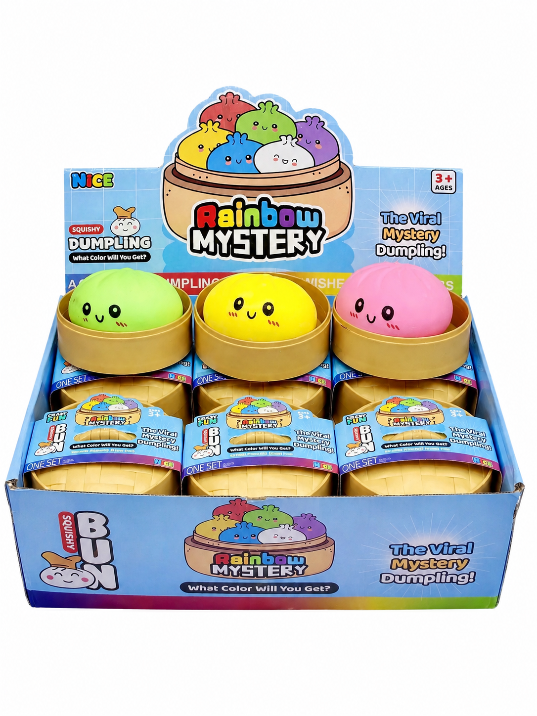 Squishy Myster Dumpling Toy  #SQSH001 (12PC)