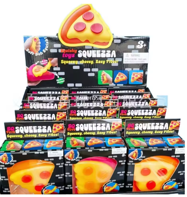 Squeeza Pizza Squishy Toy #SQSH224 (12PC)