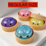 Mystery Glitter Hard Dumpling Squishy Toy #SQSH229 (12PC)