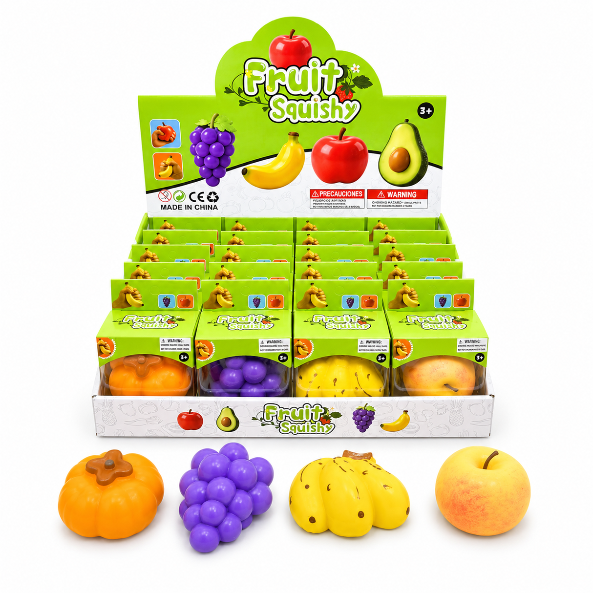 Big Fruit Squishy Toy Assortment #SQSH263 (20PC)