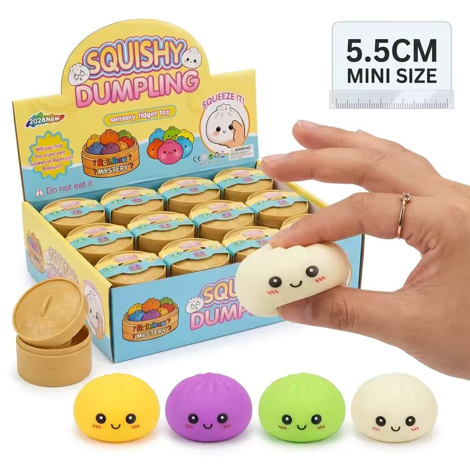 Mini Mystery Dumpling Squishy Toy #SQSHS01 (24PC)