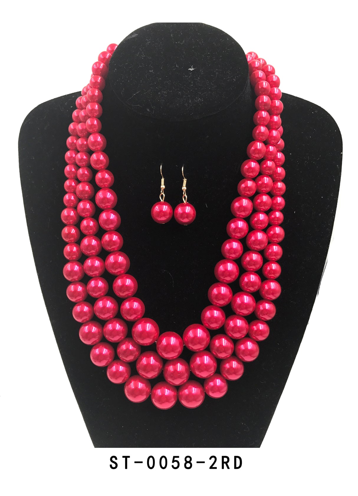 Fashion Pearl Necklace Set #ST-0058 - Multiple Colors (PC)