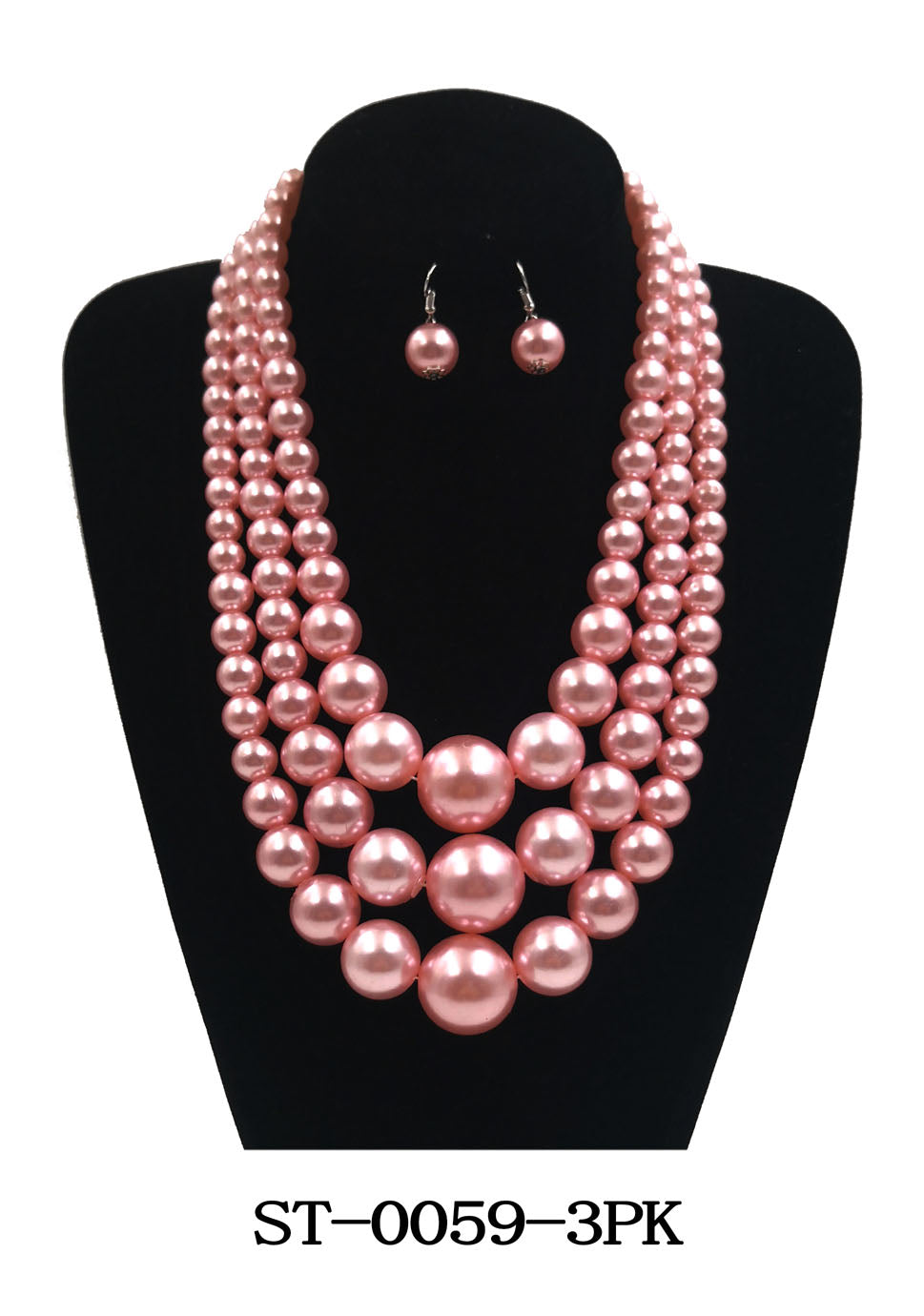 Fashion Pearl Necklace Set #ST-0059 - Multiple Colors (PC)