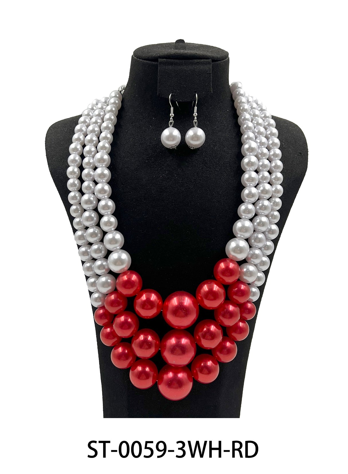 Fashion Pearl Necklace Set #ST-0059 - Multiple Colors (PC)