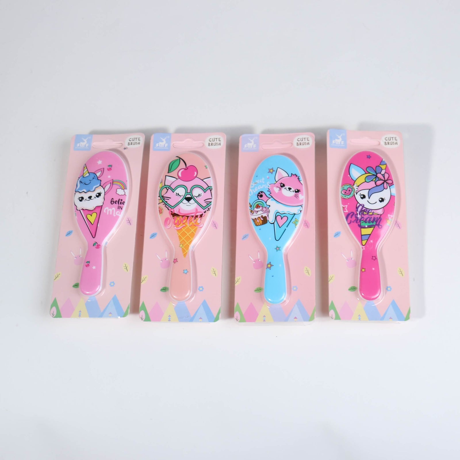 Kids Cute Hair Brush #UOT2147 (12PC)