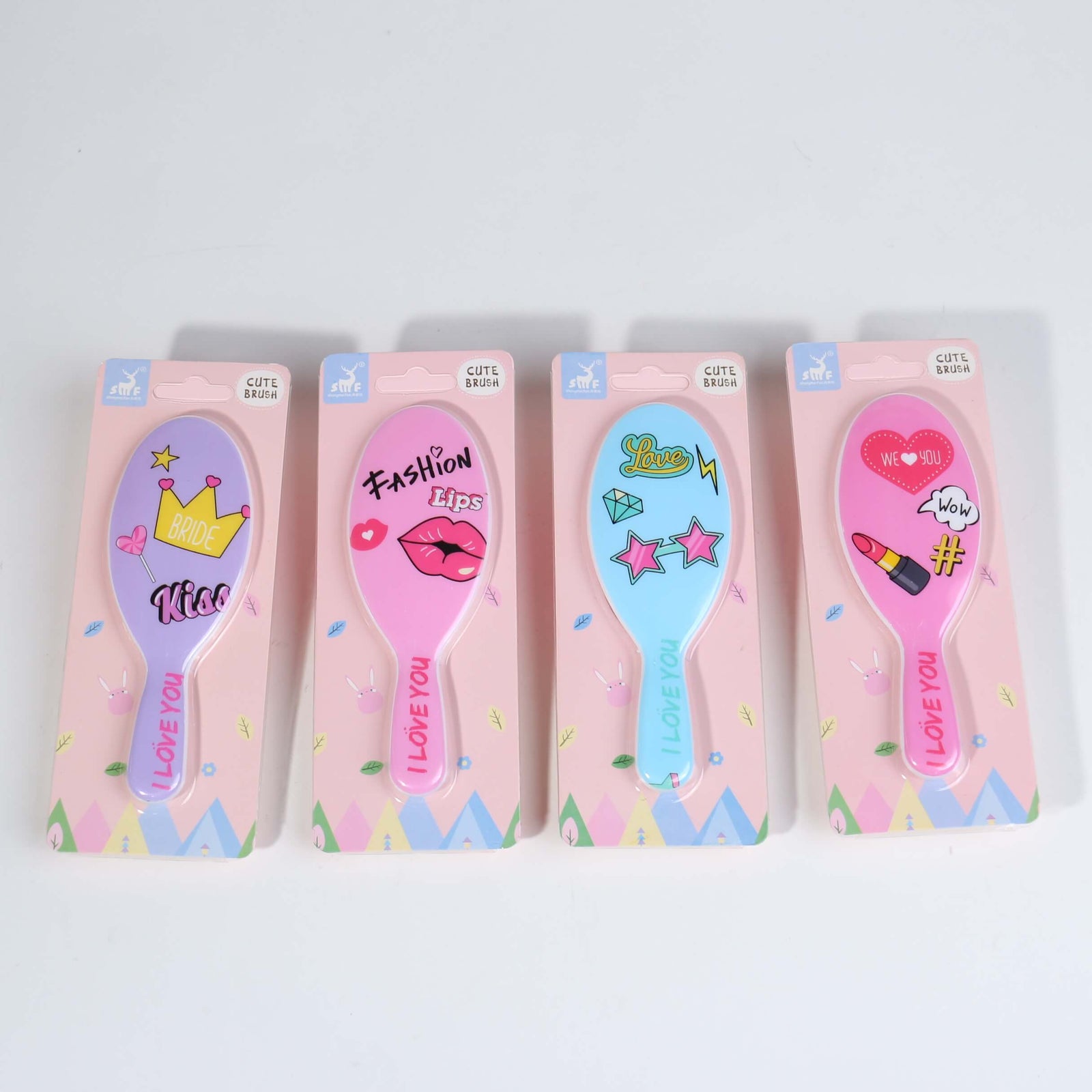 Kids Cute Hair Brush #UOT2187 (12PC)