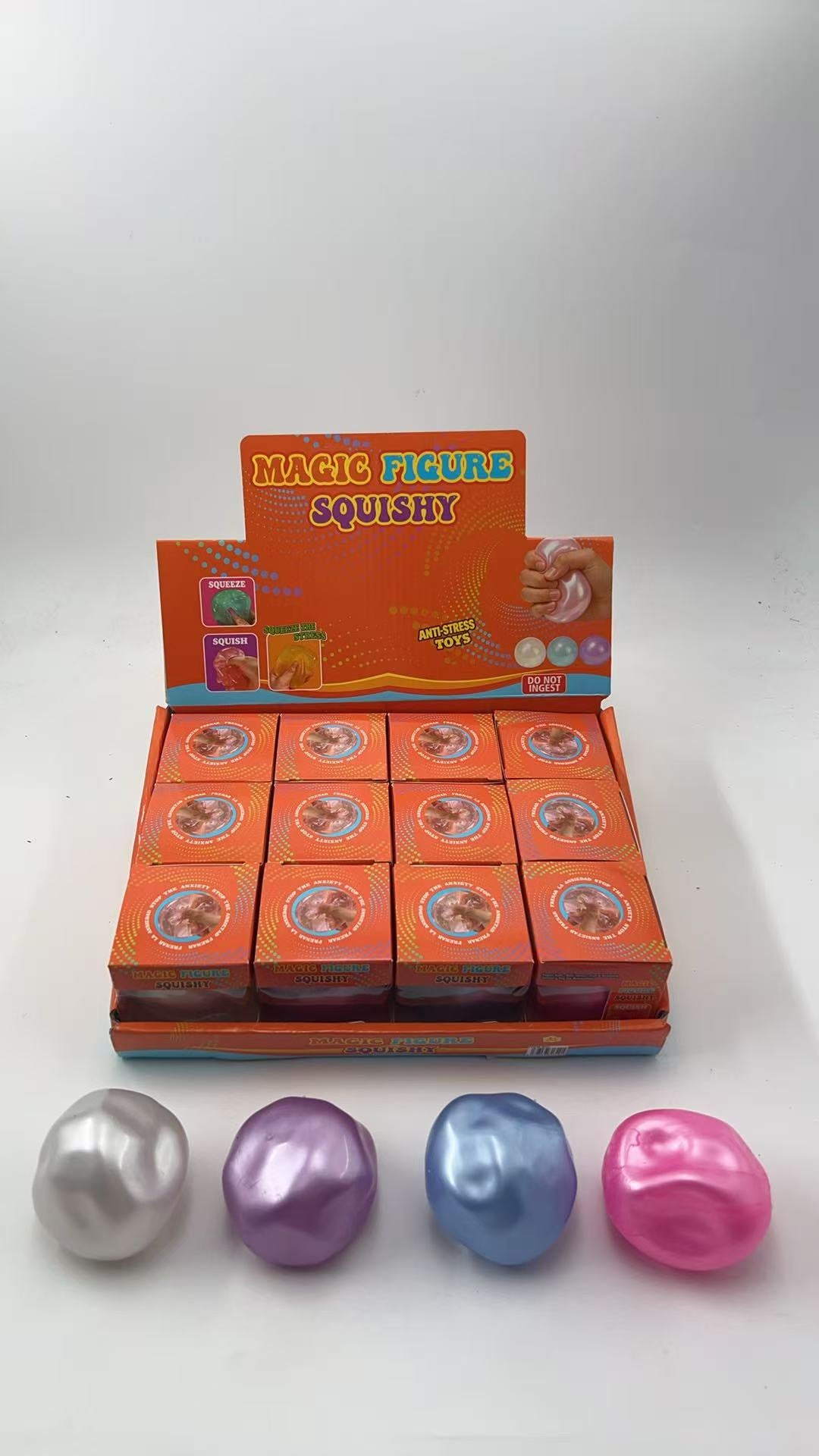 Vaseline / Coconut Oil  Ball Squishy Toy #VSSQ-SHN (12PC)