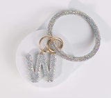 Fashion Wristlet Initial Keychain (PC)