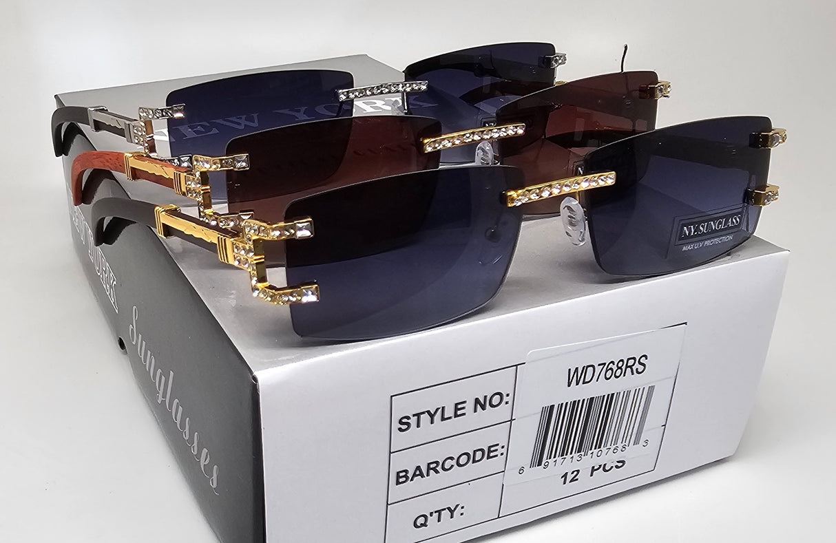 Wholesale Fashion Sunglasses #WD768RS (12PC)