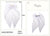 Fashion Long Strand Hairbows #NHS1957WH - White (12PC)