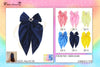 Fashion Long Strand Hairbows #SHS0140 (12PC)