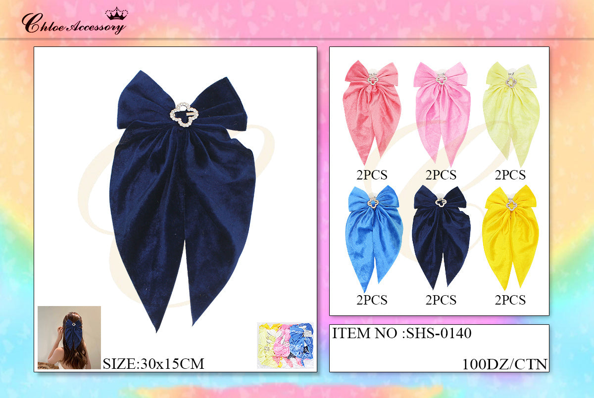 Fashion Long Strand Hairbows #SHS0140 (12PC)