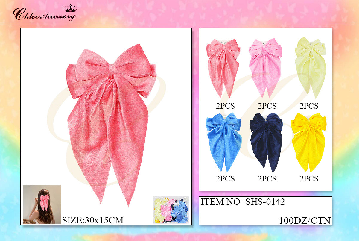 Fashion Long Strand Hairbows #SHS0142 (12PC)
