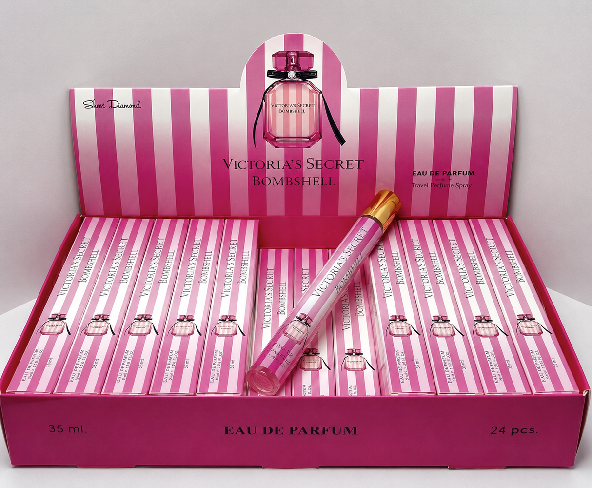 Luxury Travel Size Eau De Parfum Spray 1.18oz #Bombshell