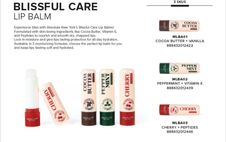 Absolute Blissful Care Lip Balm #STMLBA (24PC)