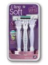 Absolute Hot Ultra Soft Disposable Razor 3 Pack (PC)
