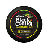 African Black Control Black Gel Edge Glue 5X Extreme Hold (PC)
