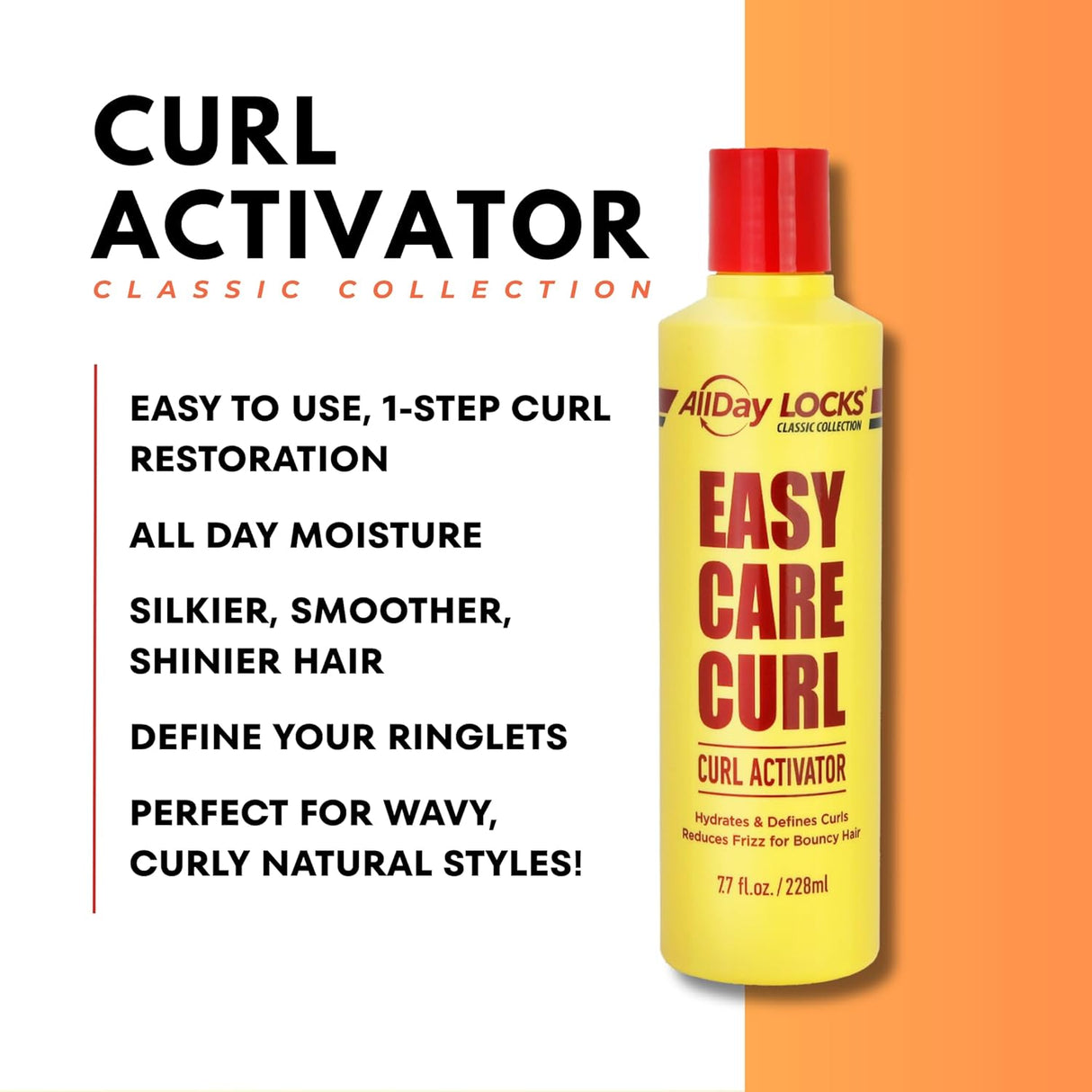 AllDay LOCKS Easy Care Curl Activator 7.7oz (PC)
