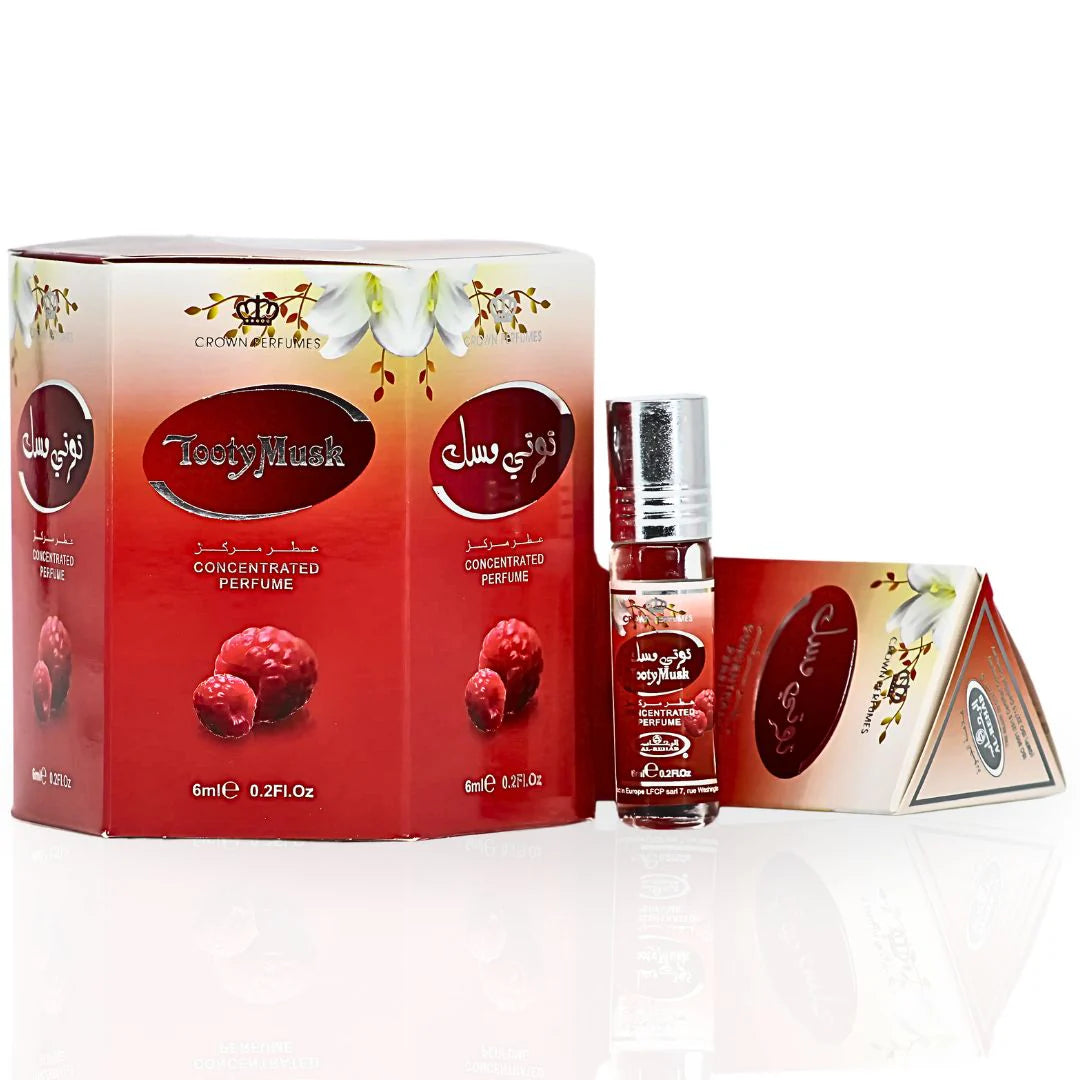 Tooty Musk by Al Rehab Roll On Parfum Oil 0.2oz (6PC)