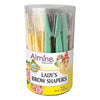 Almine Eyebrow Razor Asst Colors Jar #5122 (72PC)