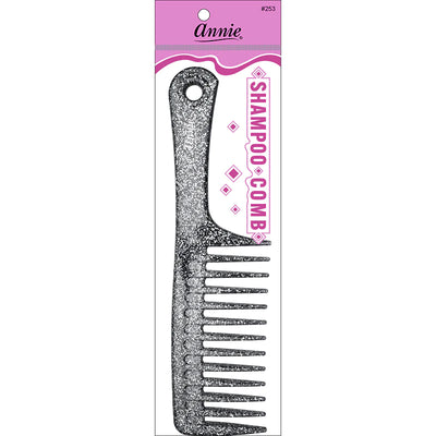 #253 Annie Shampoo Comb Sparkly Assorted (12PC)