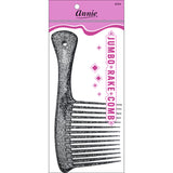#254 Annie Jumbo Rake Comb Sparkly Assorted (12PC)
