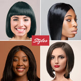 #5937 Annie Hot & Hotter Pencil Ceramic Tourmaline Flat Iron 3/10" Black (PC)