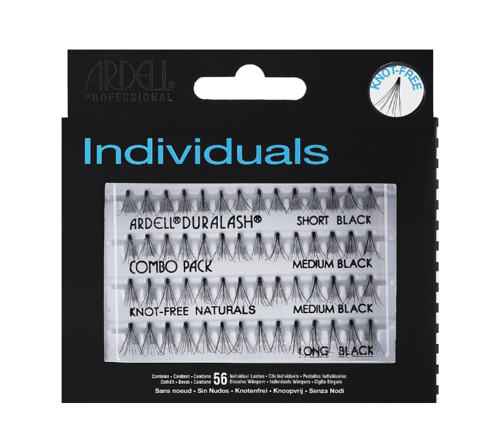 Ardell Duralash Knot-Free Naturals/Flares Black, S/M/L/COMBO (4PC)