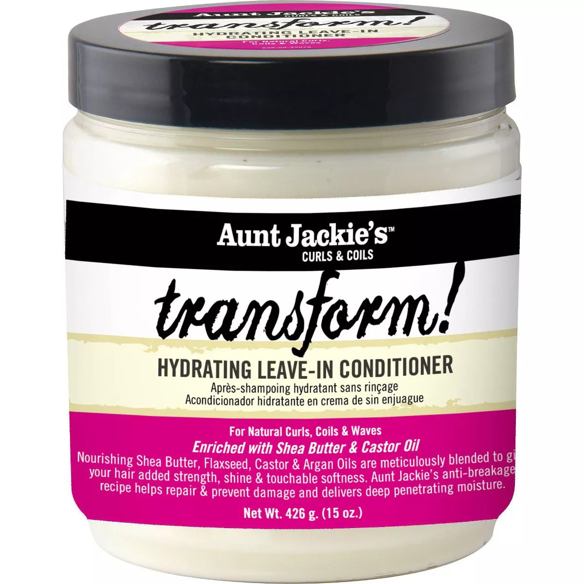 Aunt Jackie's Transform Hydrating Leave In Conditioner 15oz (PC)
