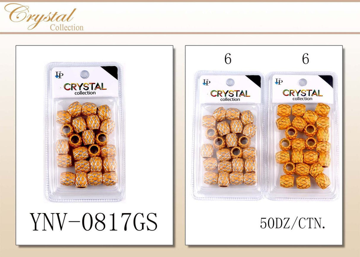 Design Wood Beads #YNV0817GS (12PC)