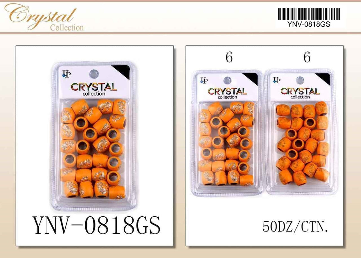 Design Wood Beads #YNV0818GS (12PC)