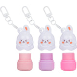 Beauty Treat Bunny Lip Balm Keychain #671 (24PC)