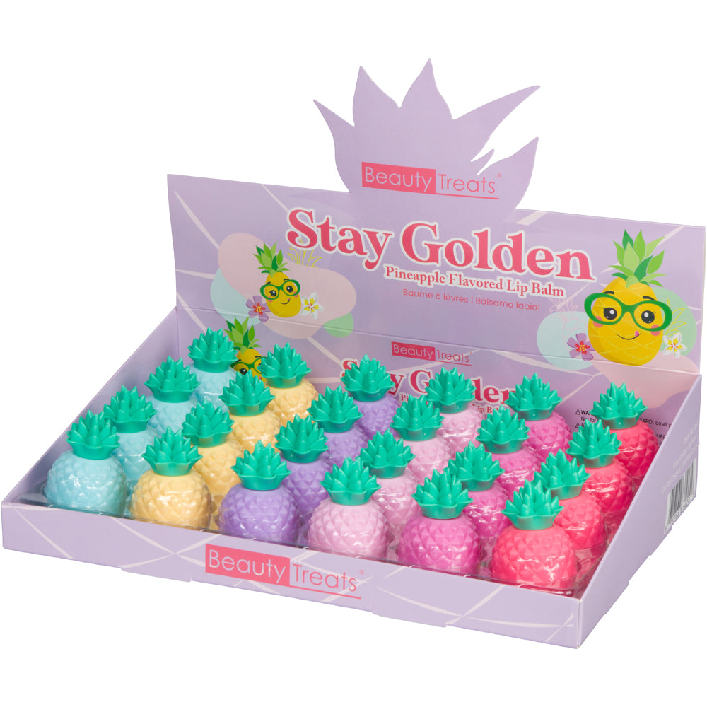 Beauty Treat Pineapple Lip Balm #614 (24PC)