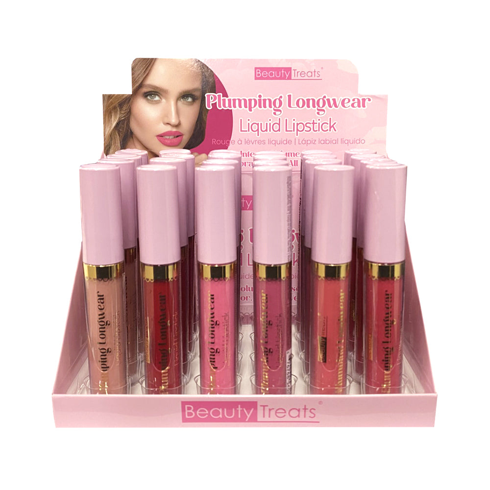 Beauty Treat Long Wear Plumping Lipstick #565 (24PC)