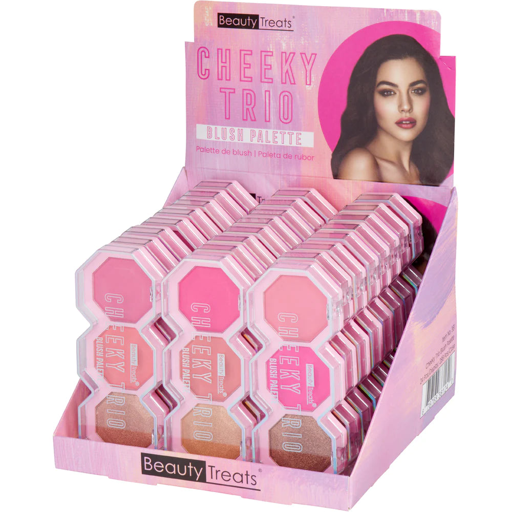 Beauty Treat Cheeky Trio Blush Palette #381 (24PC)