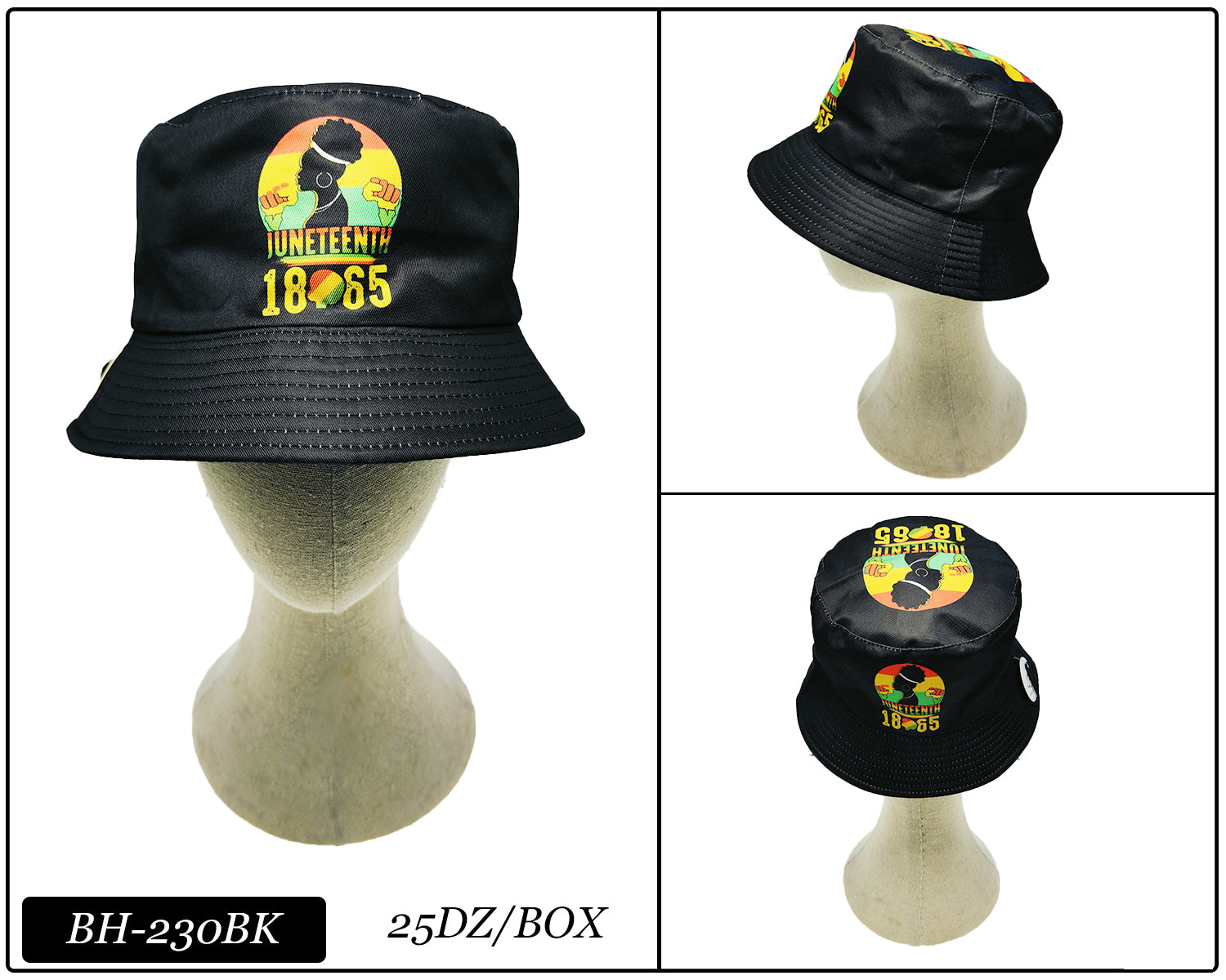 Fashion Juneteenth Bucket Hats (PC) - Multiple Styles