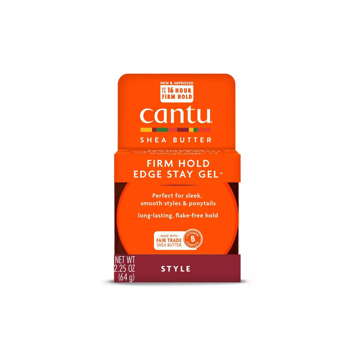 Cantu Shea Butter for Natural Hair Edge Stay Gel 2.25oz (PC)