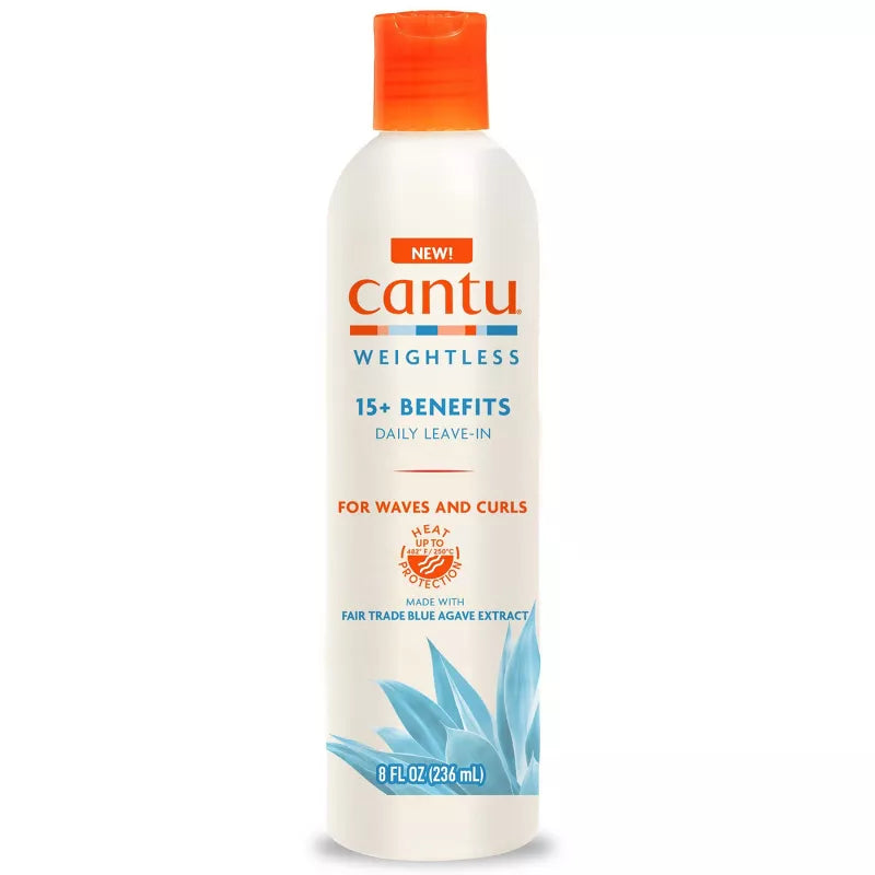 Cantu Weightless 15+ Benefits Daily Leave-In Cream 8oz (PC)