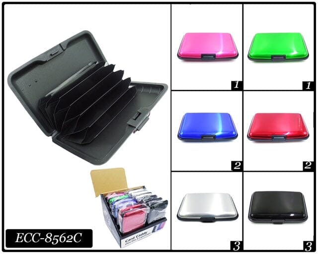 Plastic Card Holder Hard Case #ECC - Multiple Designs (12PC)
