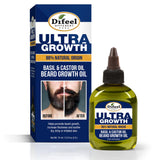 Difeel Mens Ultra Growth Basil & Castor Beard Growth Oil 2.5oz (PC)