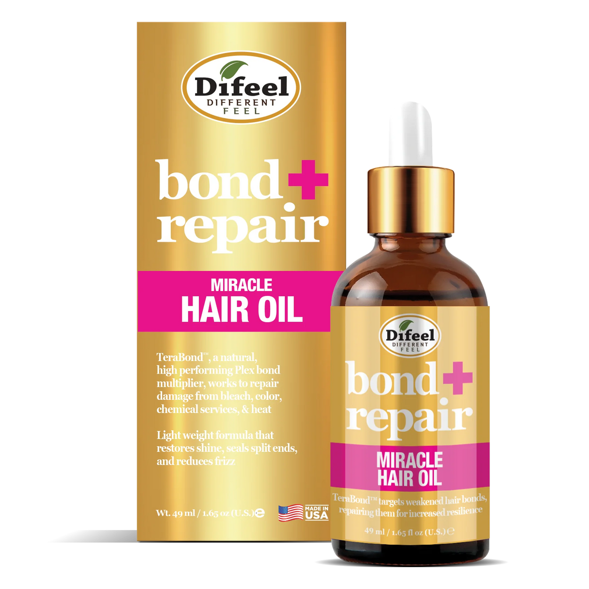 Difeel Bond & Repair Miracle Hair Oil 1.65oz (PC)