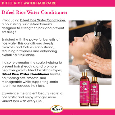 Difeel Rice Water Conditioner 12oz (PC)