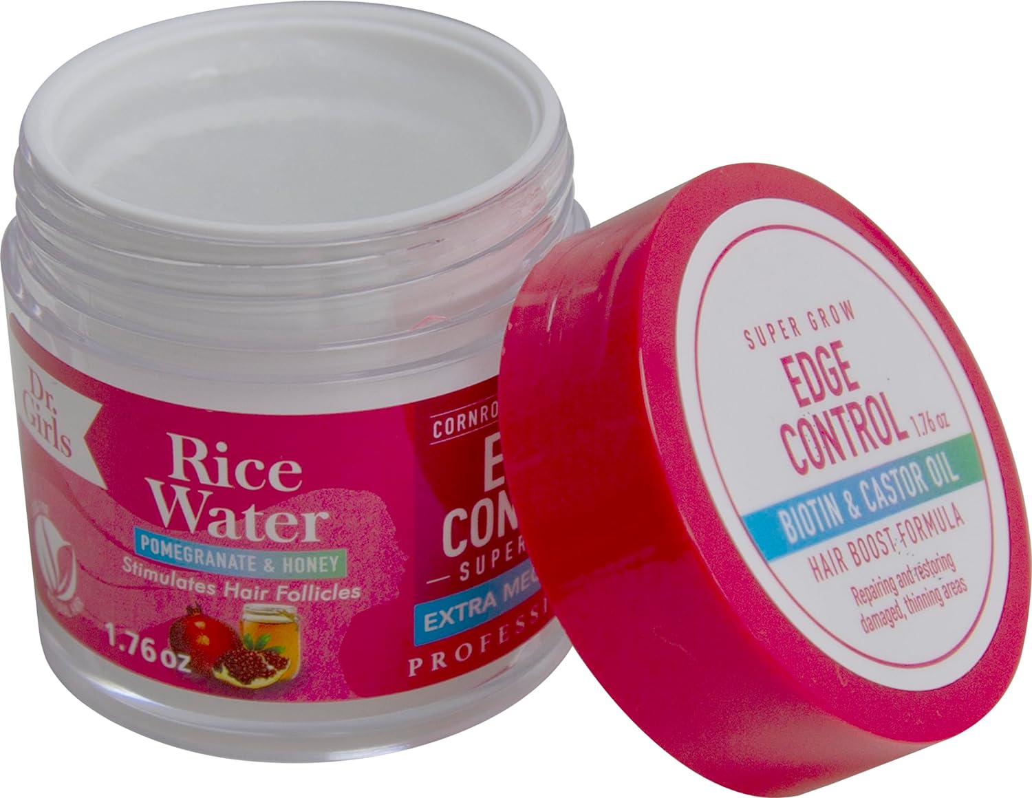 Dr.Girls Rice Water Pomegranate Honey Edge Control 1.76oz (PC)