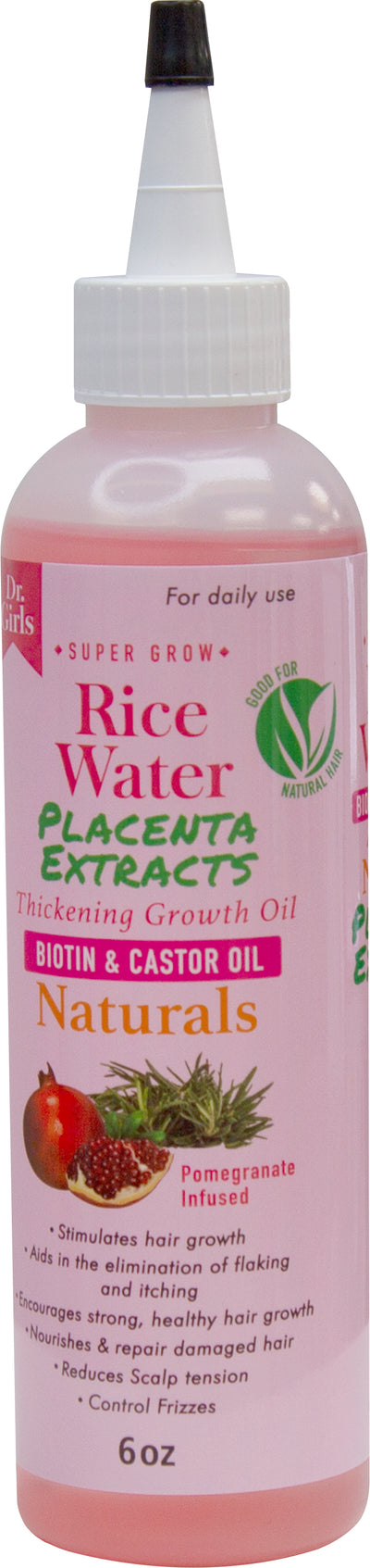 Dr.Girls Rice Water Thickening Growth Oil 6oz (PC)