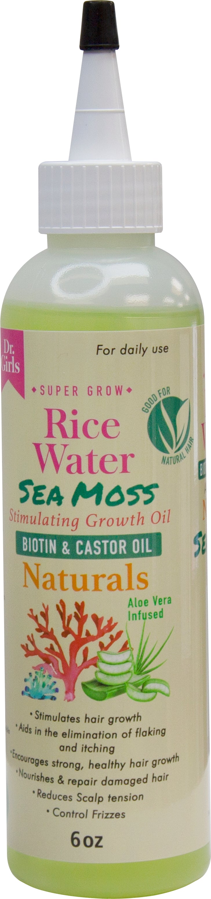 Dr.Girls Rice Water Thickening Growth Oil 6oz (PC)