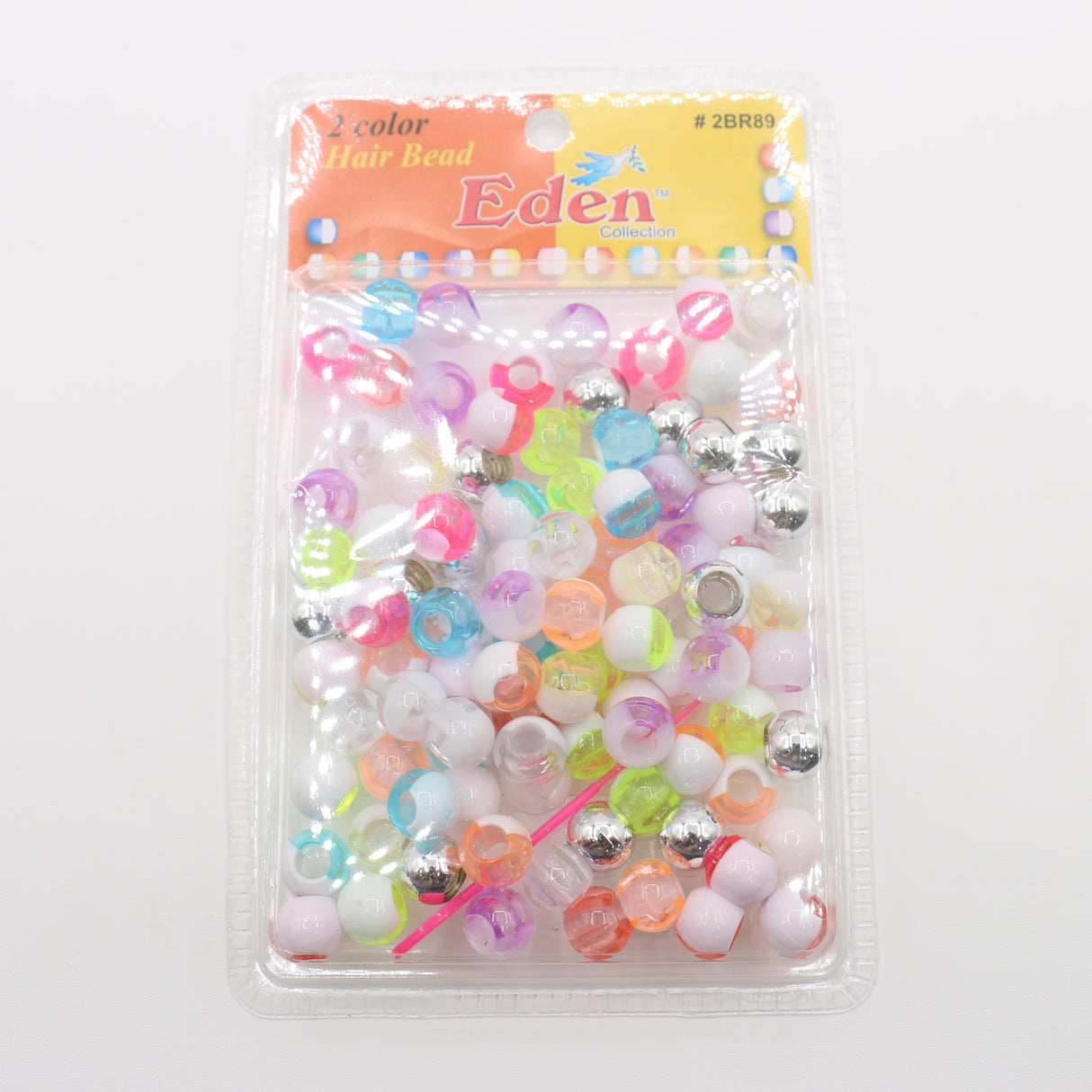 #BR89 Large Round Hair Bead (12PC/BULK)