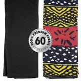 #5992 Evolve 2 Pack Wrap Scarf - Tribal & Black (6PC)