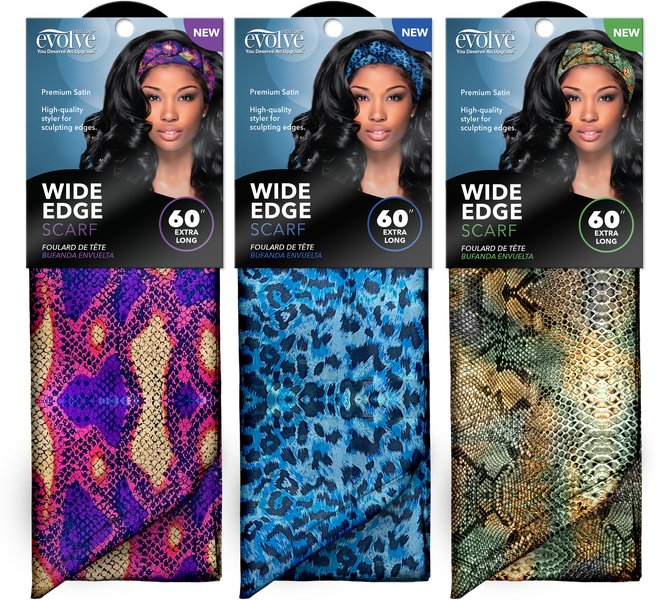 #1789 Evolve Wide Edge Scarf / Assort (12PC)